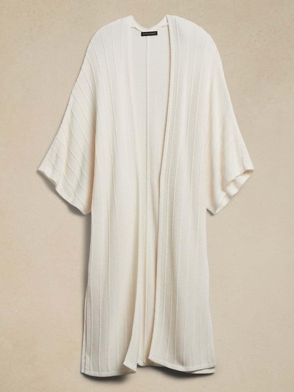Banana Republic Organic Cotton Duster Cardigan, Ivory, XL